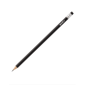 Zwart potlood met tekst Geniet / Zoedt